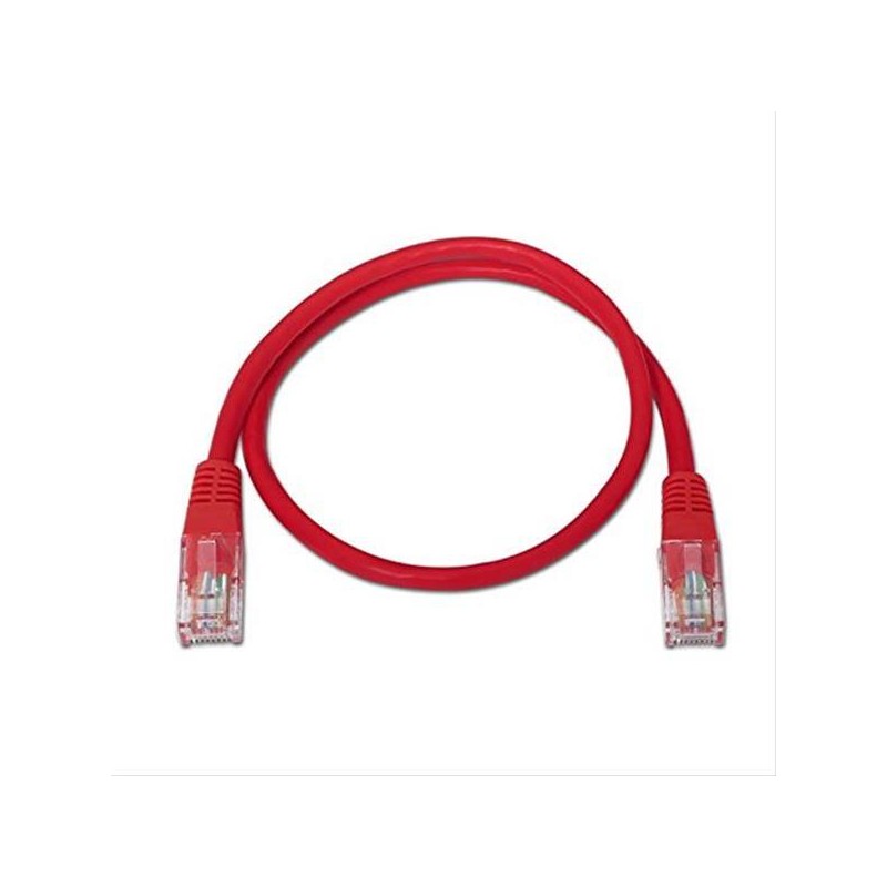 CABLE RED LATIGUILLO RJ45 CAT.6 UTP AWG24,2M ROJO NANOCABLE