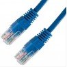 CABLE RED LATIGUILLO RJ45 CAT.6 UTP AWG24,1M AZUL NANOCABLE